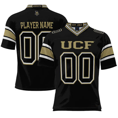 Custom U.Knights ProSphere NIL Pick-A-Player Football Jersey Black Stitched American College Jerseys - Main View