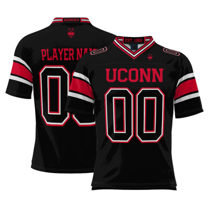 Custom U.Huskies ProSphere NIL Pick-A-Player Football Jersey Black Stitched American College Jerseys - Main View