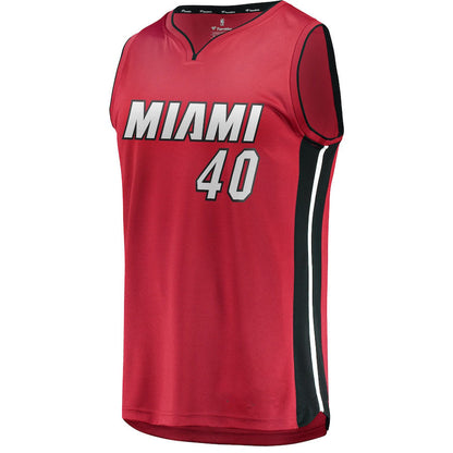 M.Heat #40 Udonis Haslem Fanatics Branded Fast Break Player Jersey Statement Edition Red Stitched American Basketball Jersey - Main View