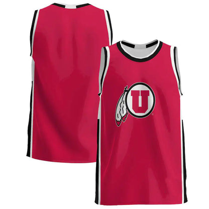 U.Utes Basketball Jersey Red Stitched American College Jerseys - Main View