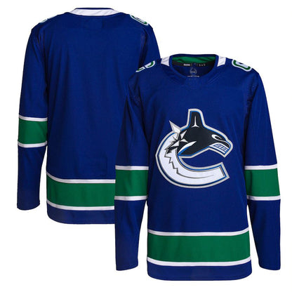V.Canucks Home Primegreen Authentic Pro Jersey Blue Stitched American Hockey Jerseys - Main View