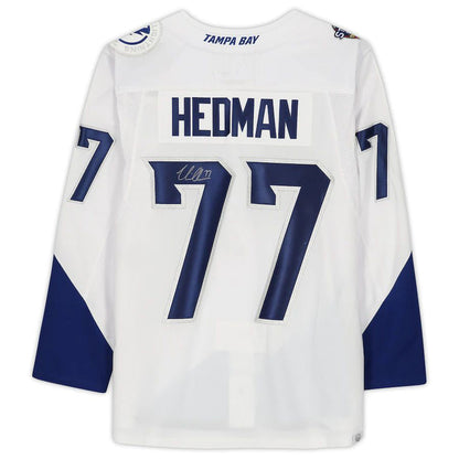 TB.Lightning #77 Victor Hedman Fanatics Authentic Autographed 2022 Stadium Series Jersey Stitched American Hockey Jerseys - Main View