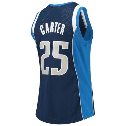 D.Mavericks #25 Vince Carter Mitchell & Ness 2011-12 Hardwood Classics Swingman Jersey Navy Stitched American Basketball Jersey - Main View