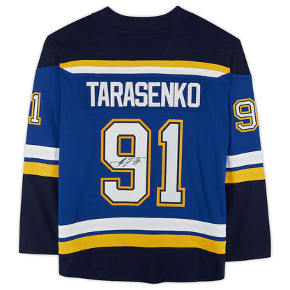 St.L.Blues #91 Vladimir Tarasenko Fanatics Authentic Autographed Breakaway Jersey Blue Stitched American Hockey Jerseys - Main View