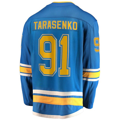 St.L.Blues #91 Vladimir Tarasenko Fanatics Branded Alternate Breakaway Player Jersey Blue Stitched American Hockey Jerseys - Main View