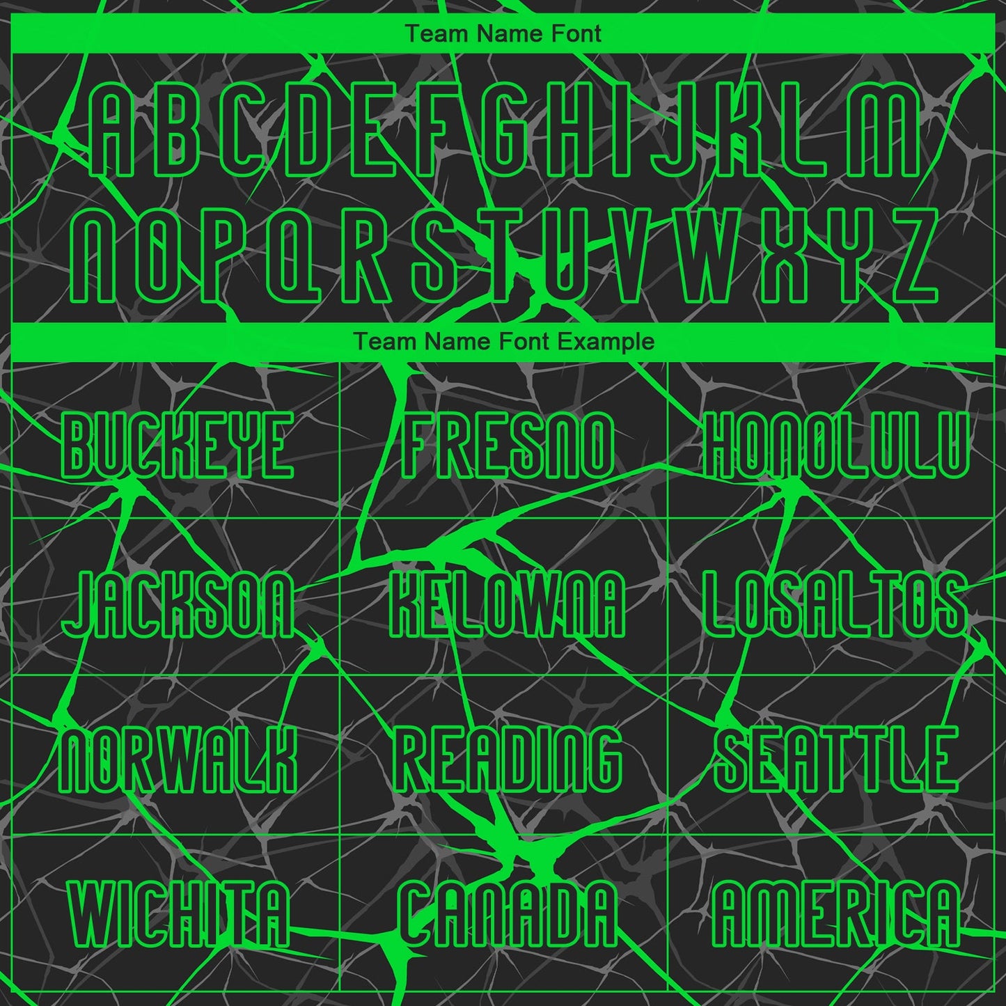 Custom Black Neon Green Abstract Network Sublimation Volleyball Uniform Jersey view 5