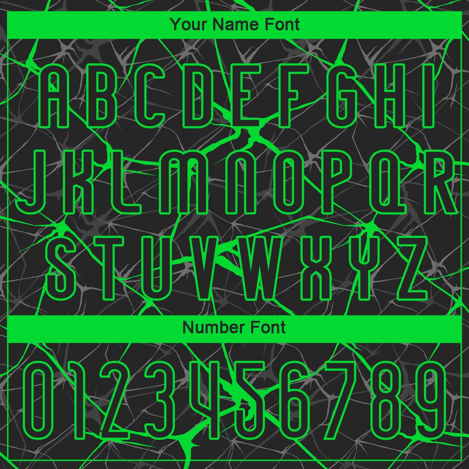Custom Black Neon Green Abstract Network Sublimation Volleyball Uniform Jersey view 6