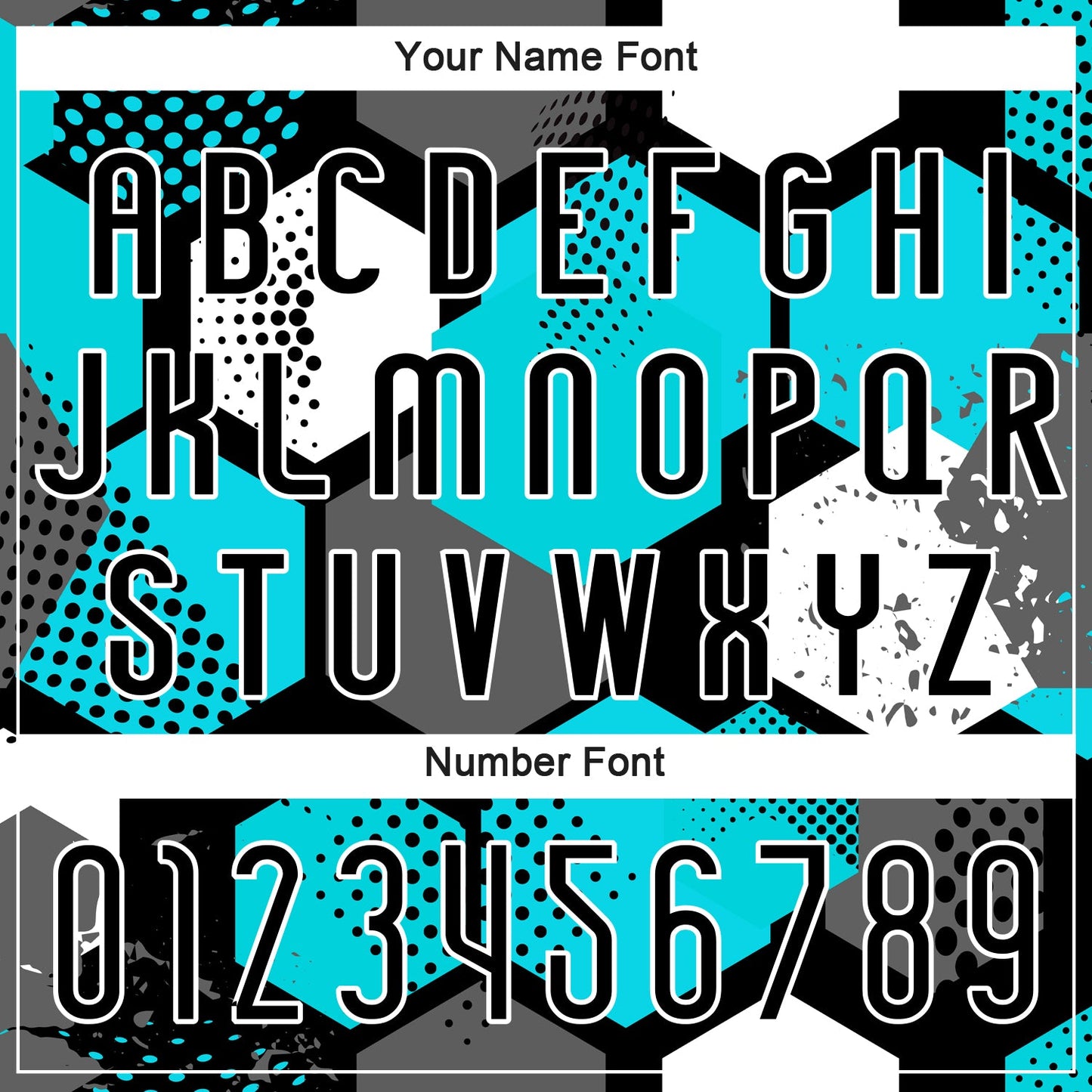 Custom Black Aqua-White Geometric Shape Sublimation Volleyball Uniform Jersey view 6