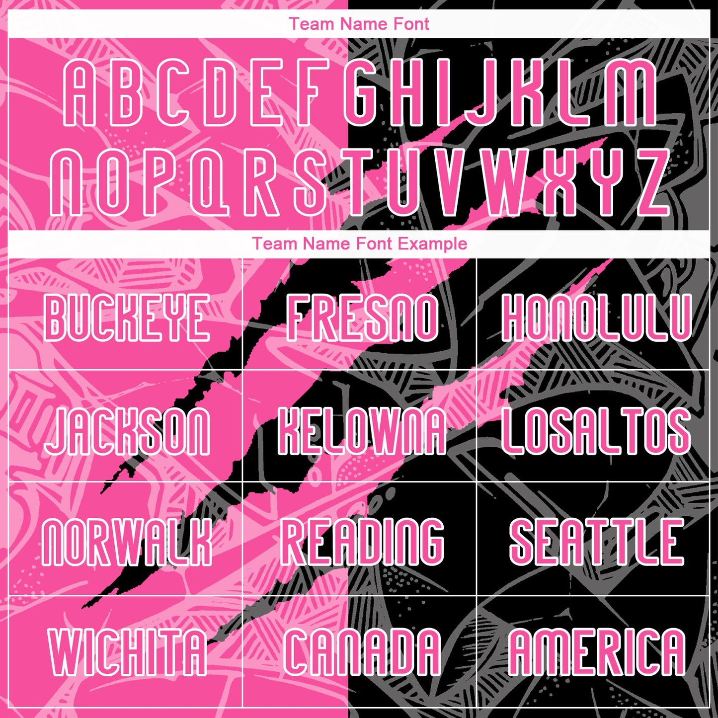 Custom Graffiti Pattern Pink-Black Scratch Sublimation Volleyball Uniform Jersey view 5