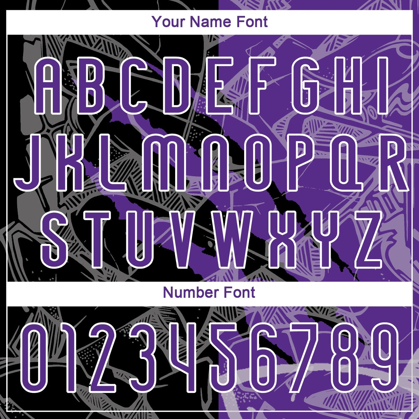 Custom Graffiti Pattern Purple-Black Scratch Sublimation Volleyball Uniform Jersey view 6