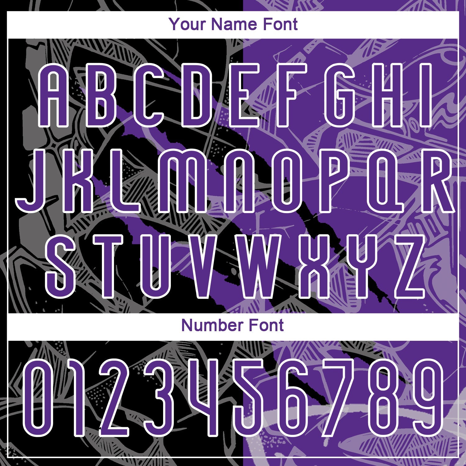 Custom Graffiti Pattern Purple-Black Scratch Sublimation Volleyball Uniform Jersey view 6