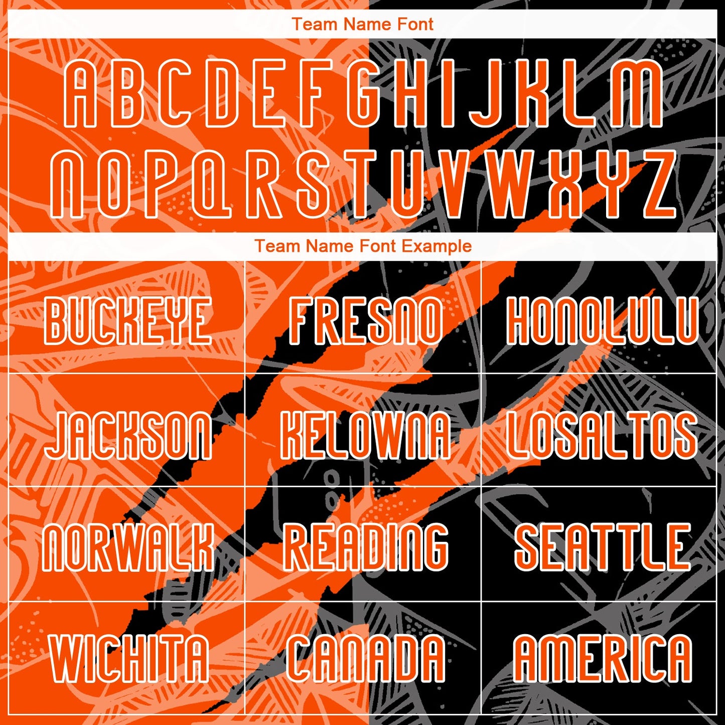 Custom Graffiti Pattern Orange-Black Scratch Sublimation Volleyball Uniform Jersey view 5