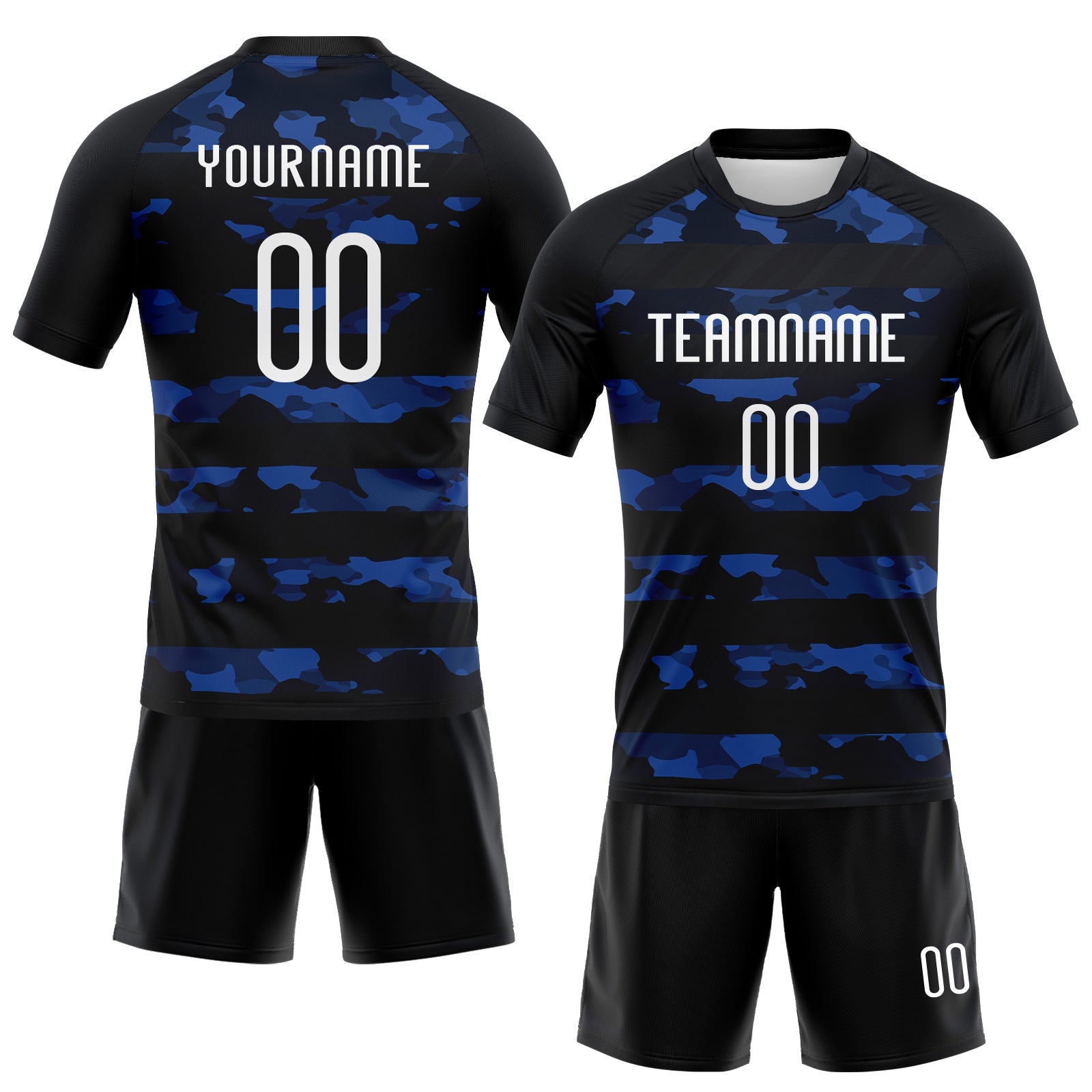 Custom Black White Camo Shape Sublimation Volleyball Uniform Jersey view 2