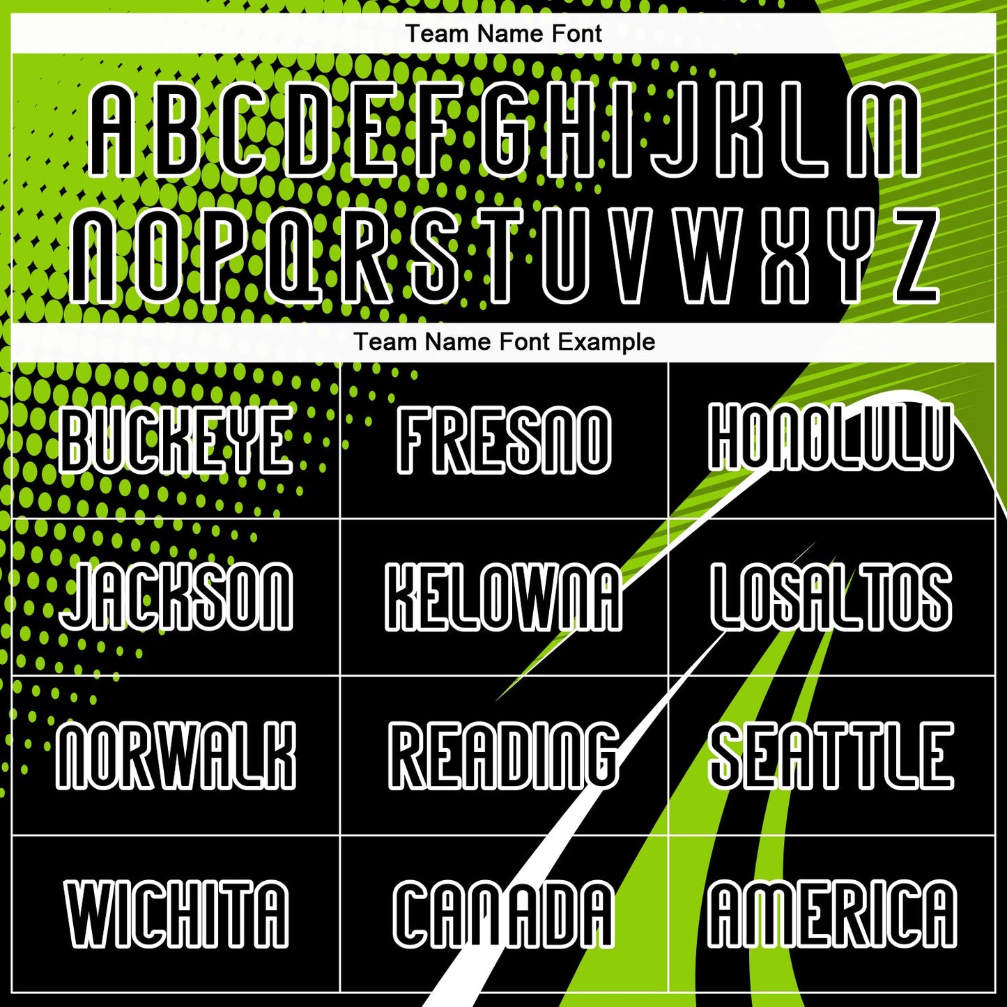 Custom Black Neon Green-White Lines And Dots Sublimation Volleyball Uniform Jersey view 5