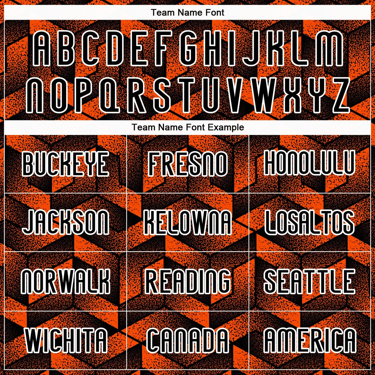 Custom Orange Black-White Geometric Shape Sublimation Volleyball Uniform Jersey view 5