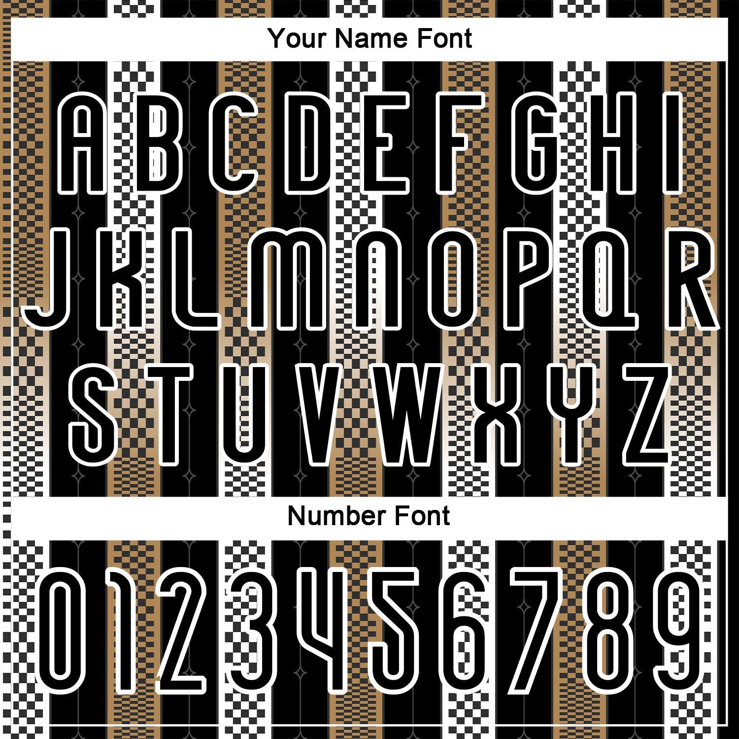 Custom Black Old Gold-White Geometric Shape Sublimation Volleyball Uniform Jersey view 6