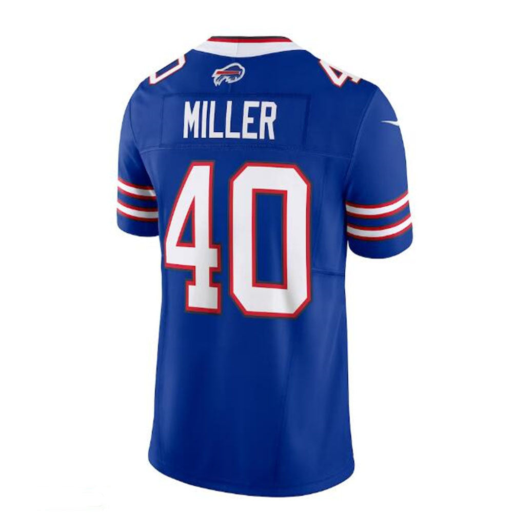B.Bills #40 Von Miller Vapor F.U.S.E. Limited Jersey - Royal American Stitched Football Jerseys - Main View