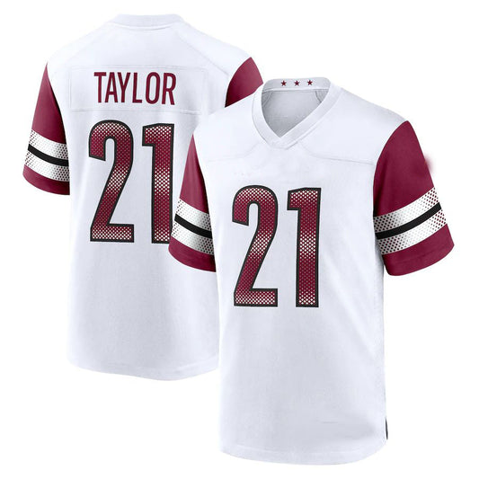 W.Commanders #21 Sean Taylor White Retired Player Game Jersey Stitched American Football Jerseys - Main View