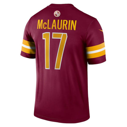 W.Commanders #17 Terry McLaurin Burgundy Legend Jersey Stitched American Football Jerseys - Main View