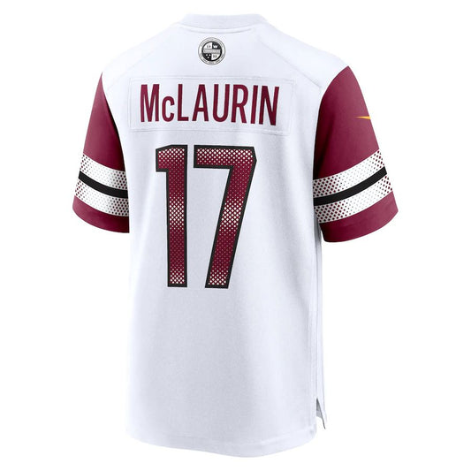 W.Commanders T#17 erry McLaurin White Game Jersey Stitched American Football Jerseys - Main View