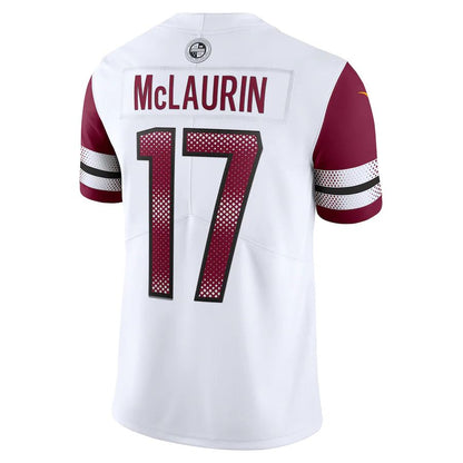 W.Commanders #17 Terry McLaurin  White Vapor Limited Jersey Stitched American Football Jerseys - Main View
