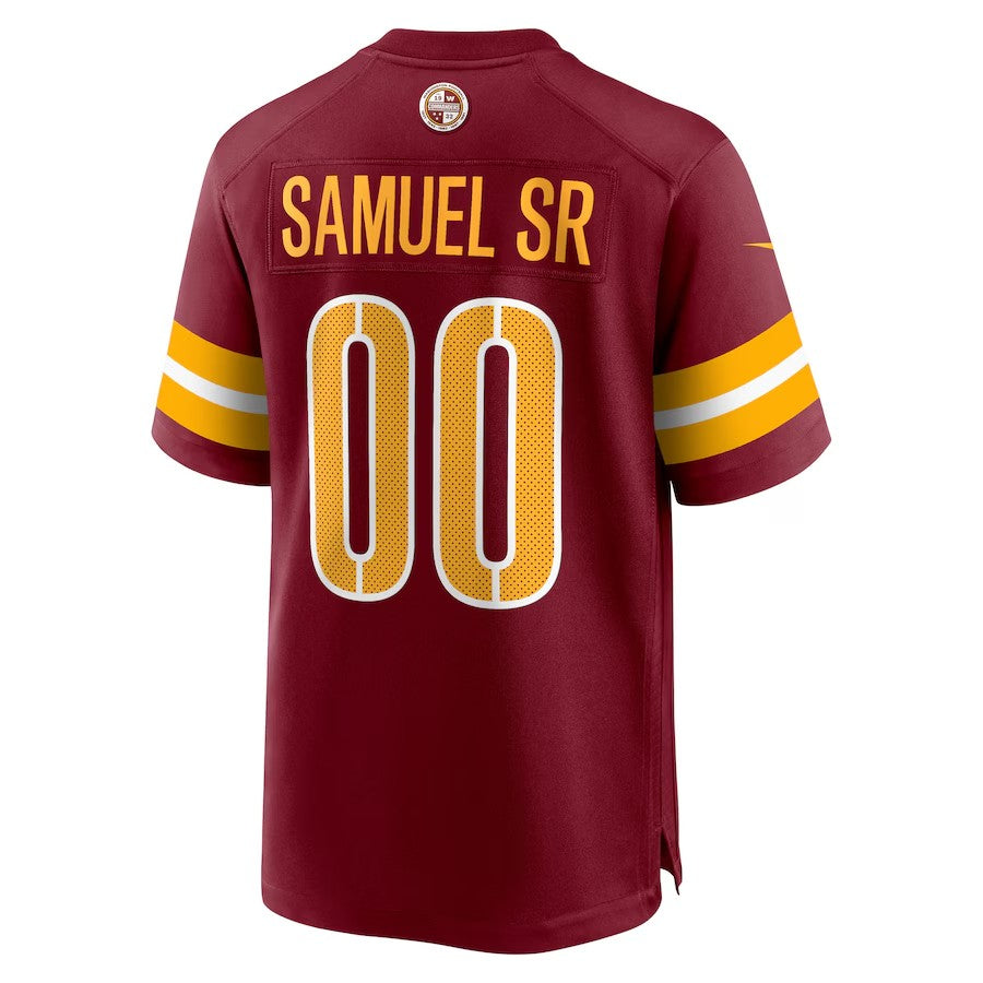 W.Commanders #00 Deebo Samuel Sr Burgundy Game Stitched American Football Jerseys - Main View