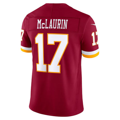 W.Commanders #17 Terry McLaurin Burgundy Vapor F.U.S.E. Sewn Down Limited Stitched Football American Jersey - Main View