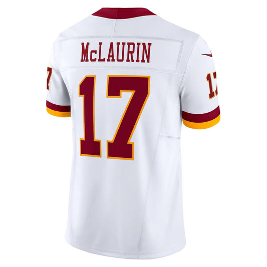W.Commanders #17 Terry McLaurin White Vapor F.U.S.E. Limited Super Bowl Era Stitched American Football Jerseys - Main View
