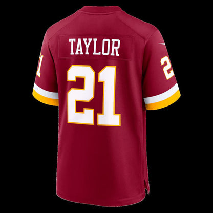 W.Commanders #21 Sean Taylor Burgundy Retired Player Game Stitched Football American Jersey - Main View