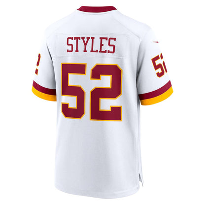 W.Commanders #52 Sonny Styles White Game Super Bowl Era Stitched American Football Jersey - Main View