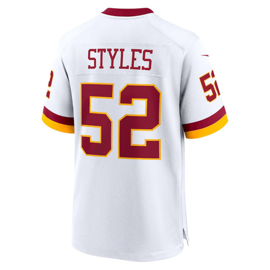 W.Commanders #52 Sonny Styles White Game Super Bowl Era Stitched American Football Jersey - Main View