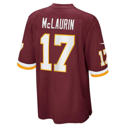 W.Football Team #17 Terry McLaurin Burgundy Player Game Jersey Stitched American Football Jerseys - Main View
