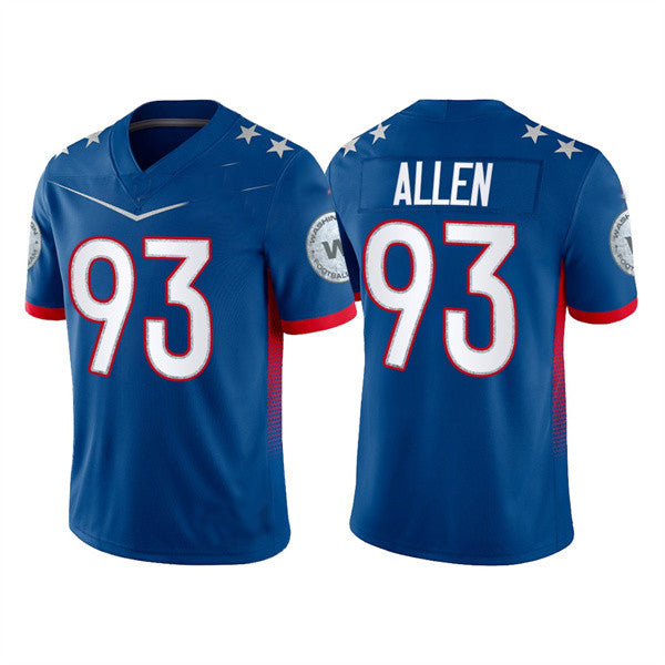 W.Football Team #93 Jonathan Allen 2022 Royal Pro Bowl Stitched Jersey American Football Jerseys - Main View