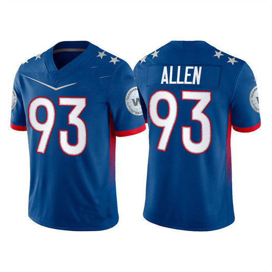 W.Football Team #93 Jonathan Allen 2022 Royal Pro Bowl Stitched Jersey American Football Jerseys - Main View