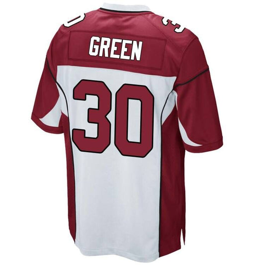 A.Cardinal #30 Marshay Green White Game Stitched American Football Jerseys - Main View