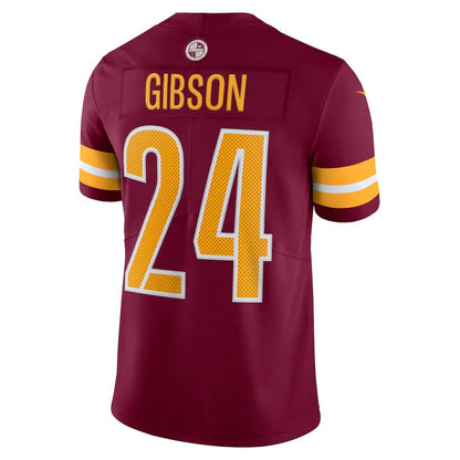 W.Commanders #24 Antonio Gibson Burgundy Vapor Limited Jersey Stitched American Football Jerseys - Main View