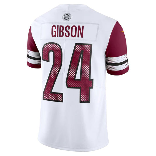 W.Commanders #24 Antonio Gibson White Vapor Limited Jersey Stitched American Football Jerseys - Main View