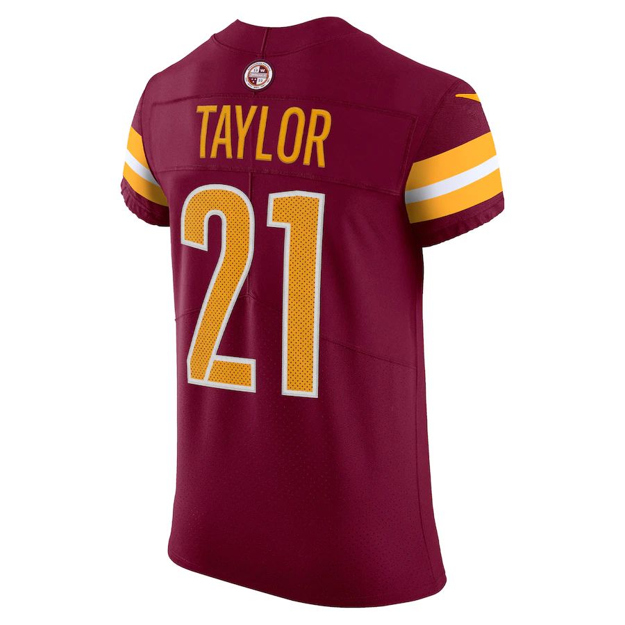 W.Commanders #21 Sean Taylor Burgundy Vapor Elite Retired Player Jersey Stitched American Football Jerseys - Main View