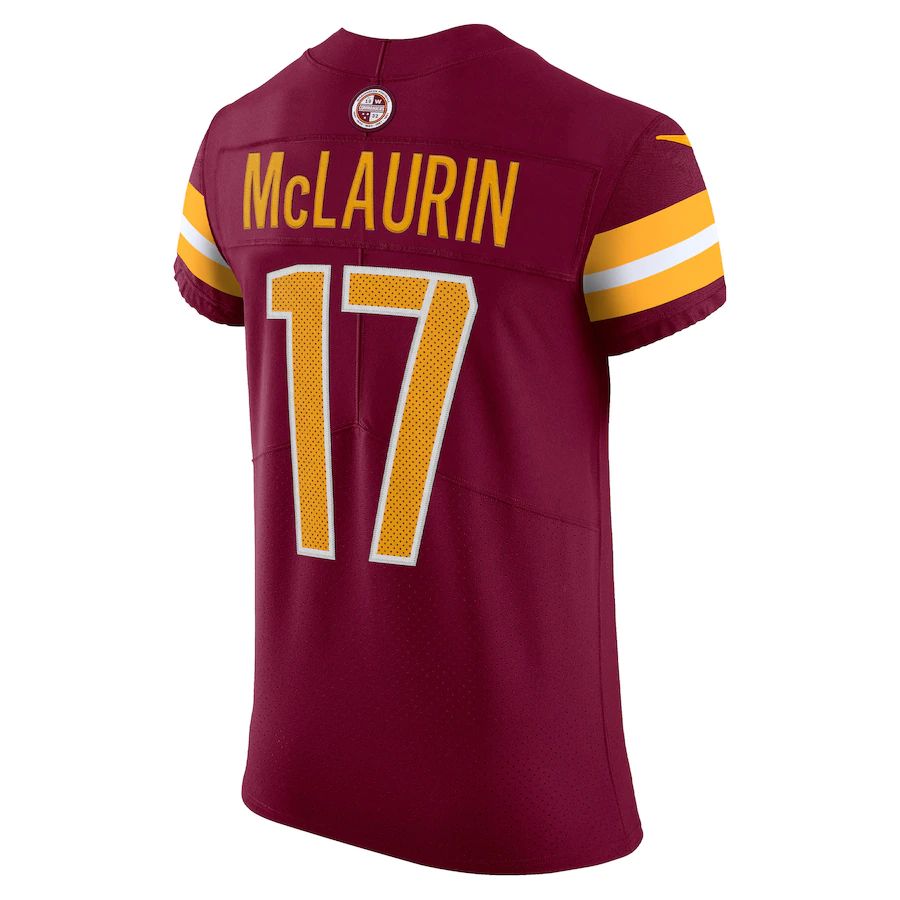 W.Commanders #17 Terry McLaurin Burgundy Vapor Elite Jersey. Stitched American Football Jerseys - Main View