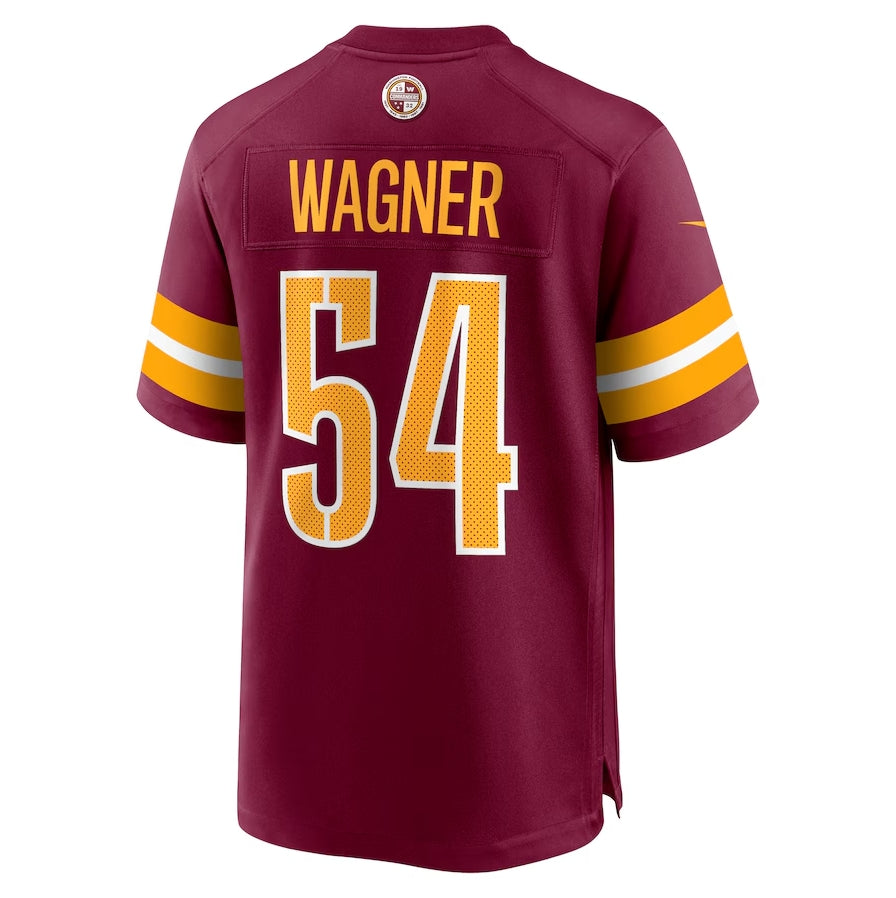 W.Commanders #54 Bobby Wagner Game Player Jersey - Burgundy American Football Jerseys - Main View