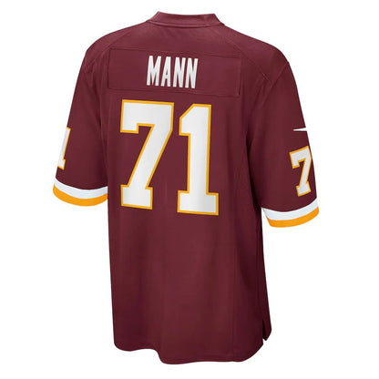 W.Football Team #71 Charles Mann Burgundy Retired Player Jersey Stitched American Football Jerseys - Main View