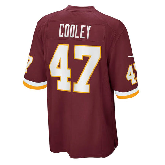 W.Football Team #47 Chris Cooley Burgundy Retired Player Jersey Stitched American Football Jerseys - Main View