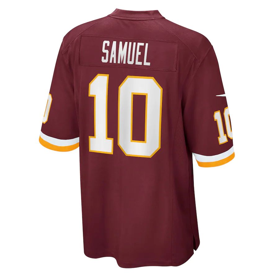 W.Football Team #10 Curtis Samuel Burgundy Game Jersey Stitched American Football Jerseys - Main View