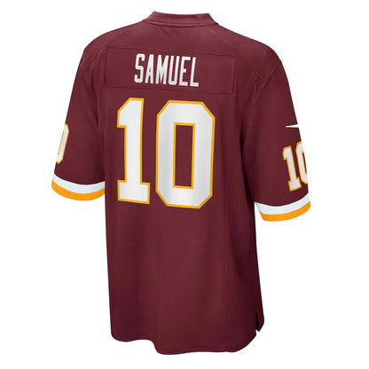 W.Football Team #10 Curtis Samuel Burgundy Game Jersey Stitched American Football Jerseys - Main View