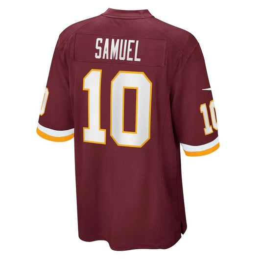 W.Football Team #10 Curtis Samuel Burgundy Game Jersey Stitched American Football Jerseys - Main View