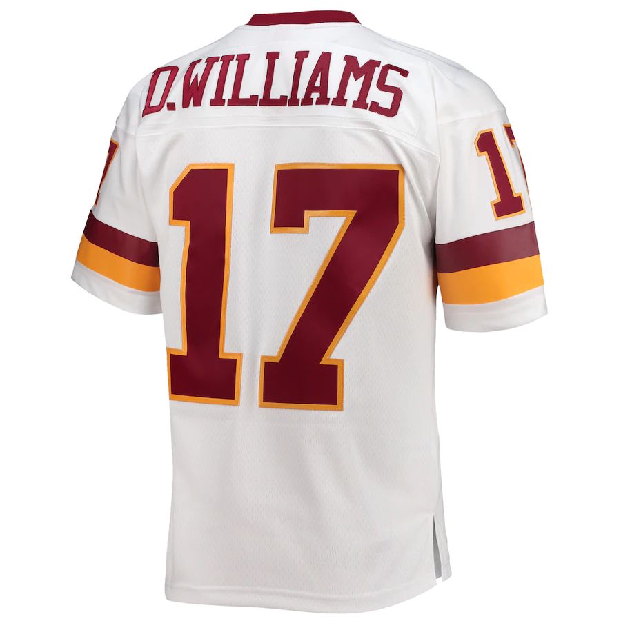 W.Football Team #17 Doug Williams Mitchell & Ness White 1987 Legacy Replica Jersey Stitched American Football Jerseys - Main View