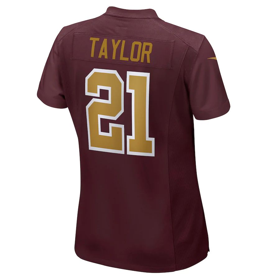 W.Football Team #21 Sean Taylor Burgundy Game Retired Player Alternate Jersey Stitched American Football Jerseys - Main View