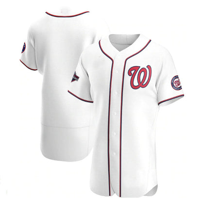 Washington Nationals 2019 World Series Champions Home Authentic Team Jersey - White Baseball Jerseys - Main View