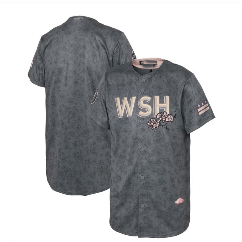 Washington Nationals Preschool 2022 City Connect Replica Jersey - Gray Baseball Jerseys - Main View