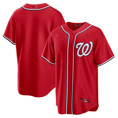 Washington Nationals Red Alternate Replica Team Jersey Baseball Jerseys - Main View